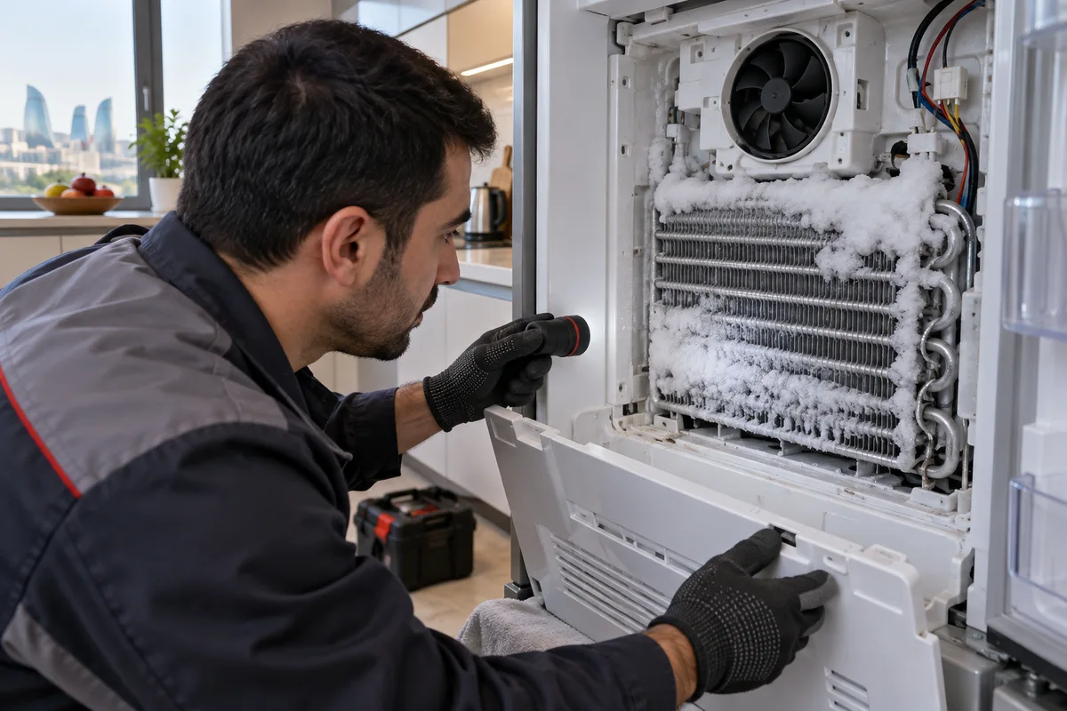 Dondurucu soyuq, üst bölmə isti: hava dövranı