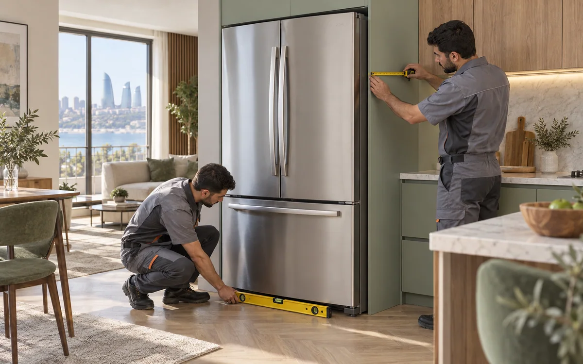 Correct refrigerator positioning